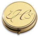 7-Host Communion Pyx IHS Pkg of 3