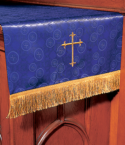 Communion Table Runner Purple Brocade