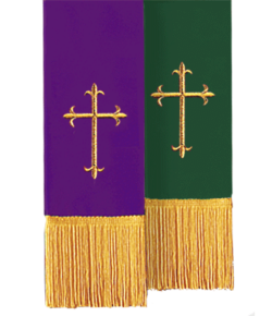 Reversible Church Bible Marker Purple to Green