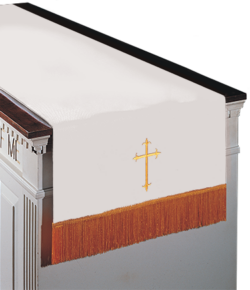 Reversible Communion Table Runner White to Red