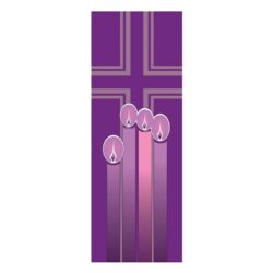 Advent Candles Church Banners