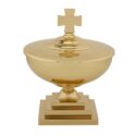 Baptismal Bowl with Cross Cover  | Buy  Baptismal Bowl with Cross Cover  for Sale