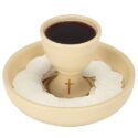 Ceramic Intinction Set with Bowl | Buy Ceramic Intinction Sets for Communion Service for Sale