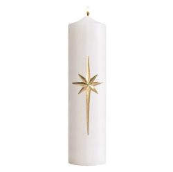 Christ Candle-Christmas Bright Morning Star 4pk