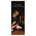 Christmas Advent Nativity X-Stand Church Banner