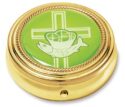 Cross with Loaves and Fish Communion Pyx  Pkg of 3