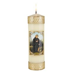 Wax Devotional Candle - St Peregrine | Buy Saint Peregrine Devotional Candles for Sale