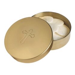 Buy Gold Plated Hospital Pyx for Sale | Eucharistic Minister Pyxes for Communion Hosts for Nursing Home or Hospital