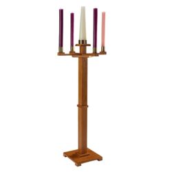 Gothic Church Advent Candlestick