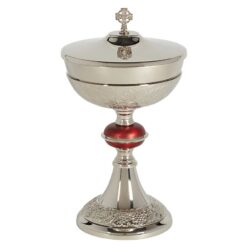 Buy Grape Patterned Ciborium with Cover for Sale |  Ciborium for Communion Bread Hosts