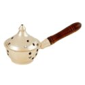 Incense Burner with Wood Handle