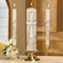 Large Cross Wedding Candle