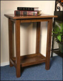 Church Credence Table Dark Maple