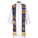 Lenten Story Easter Clergy Overlay Stole