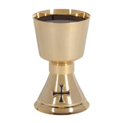 Buy Maltese Cross Chalice and Paten Set for Sale |   Communion Chalice with Maltese cross