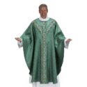 Monreale Collection Semi-Gothic Green Chasuble