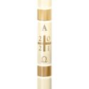 Plain Cross Paschal Candle