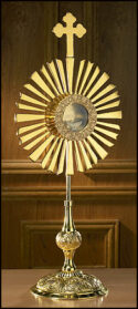 Large Cross Monstrance with Luna