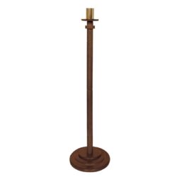 Gothic Church Paschal Candlesticks Walnut Stain