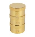 Triple Oil Stock set Brass