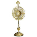 Budded Cross Monstrance with Removable Luna