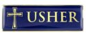 USHER Magnetic Badge Pkg of 6