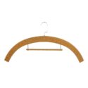 Wood Tone Plastic Clergy Robe Hangers Pkg of 6