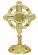 Church Reliquary with 8 Settings | Ornate Church Reliquaries for Sale | Relic Holder for Catholic Mass