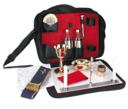 Portable Priest Mass Kit Complete Set | Portable Sick Call Sets for Priests | Travel Mass Sets for Catholic Priests