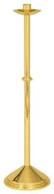 Polished Brass Church Pascal Candlestick | Church Pascal Candlesticks | Buy Floor Pascal Candlesticks for Church for Sale