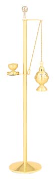 Bronze Church Censer Stand | Church Incense Stands | Floor Incense Holder for Church
