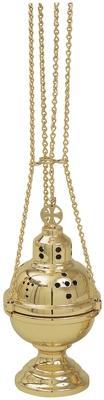 4 Chain Church Censer and Boat |  Large Church Censers and Boat | Buy Church Incense Burners