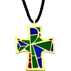 Monogram of Christ Cross Pendant