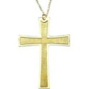 Gold Plated Pectoral Cross Pendant