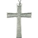 Pewter Pectoral Cross Pendant