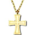 Flared Cross Pendant