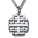 Jerusalem Cross Church Pendant