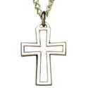 Open Cross Church Pendant