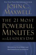 9780785289272 21 Most Powerful Minutes In A Leaders Day