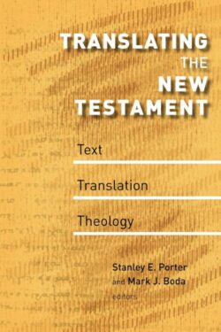 9780802863775 Translating The New Testament