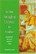 9780814624159 As One Struggling Christian To Another