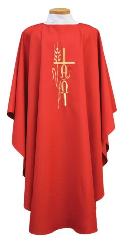 Alpha and Omega Chasuble | Buy Vestments and Chasubles | Priest Chasubles for Sale | Buy Clergy Vestments