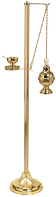 Brass Church Censer Stand | Buy Church Incense Stands | Floor Incense Holder for Church