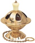 Bronze Oval Church Censer and Boat |  Church Censers and Boat | Buy Church Incense Burners