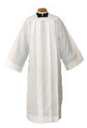 Clergy Alb with Lace Bands | Shop Clergy Albs for Sale | Deacon Albs | Albs for Catholic Priests