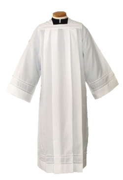 Clergy Alb with Lace Bands | Shop Clergy Albs for Sale | Deacon Albs | Albs for Catholic Priests