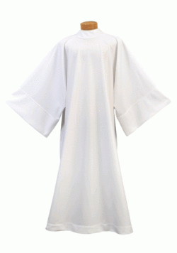 Concelebration Clergy Alb without Hood  | Shop Clergy Albs for Sale | Deacon Albs | Albs for Catholic Priests