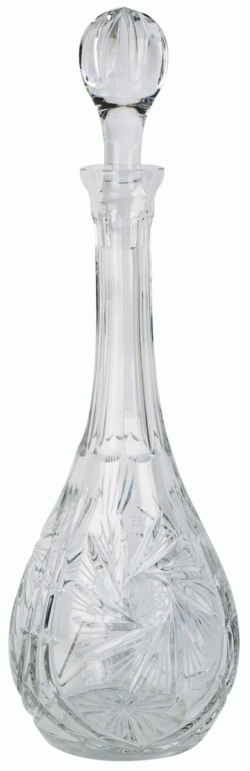 Cut Crystal Flagon for Church Wine with Stopperr | Church Flagons for Water |  Crystal Flagons for Catholic Mass for Sale