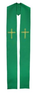 Decorative Cross Clergy Stoles | Decorative Cross Deacon Stoles |  Catholic Preaching Stoles  | Clergy Overlay Stoles for Men| Deacon Stoles for Men