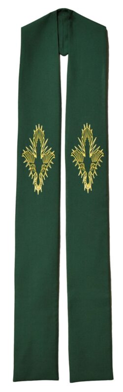 Decorative Descending Dove Clergy Stoles | Decorative Descending Dove Clergy Deacon Stoles |  Minister Preaching Stoles  | Clergy Overlay Stoles for Ministers |  Church Deacon Stoles